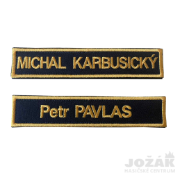 Jmenovka vyšívaná